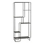 Mica Decorations Jules Iron Shelving Unit - Black