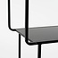 Mica Decorations Jules Iron Shelving Unit - Black