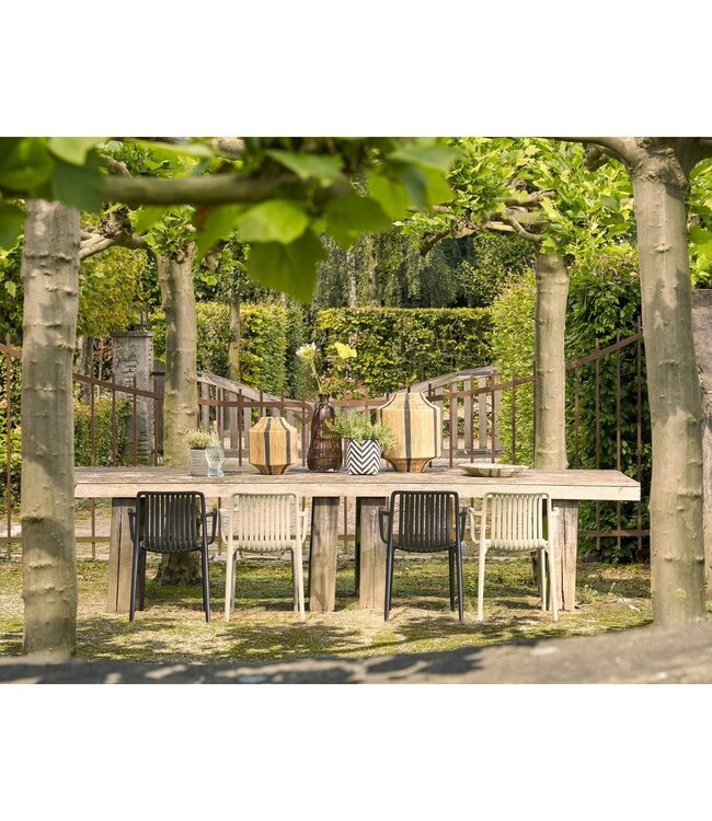 Tuin dining stoel Zwart 1Kunststof