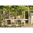 Mica Decorations Paloma Gartenstuhl - Schwarz - L53 × B53 × H77,5 cm