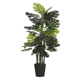 Mica Decorations Kunstplant Monstera – H130 × Ø80 cm