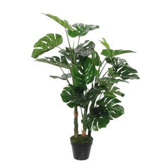 Mica Decorations Artificial Monstera Plant - Green - H100 × Ø75 cm