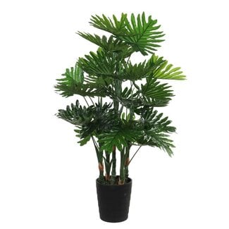 Mica Decorations Künstlicher Philodendron - Grün - H120 cm