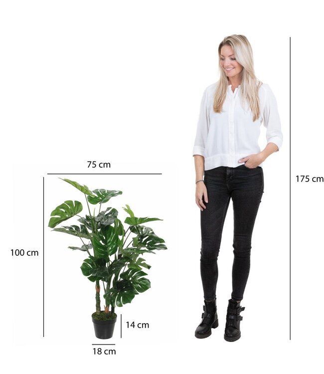 Kunstplant Groen 1Polyester