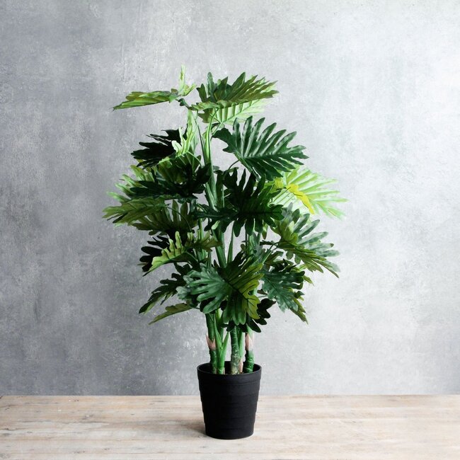 Mica Decorations Artificial Philodendron Plant - Green - H120 cm