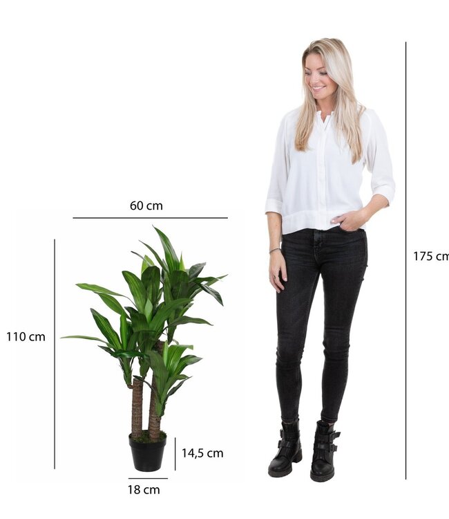 Kunstplant Groen 1Polyester