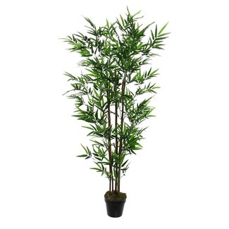 Mica Decorations Künstlicher Bambus - Grün - H150 × Ø85 cm