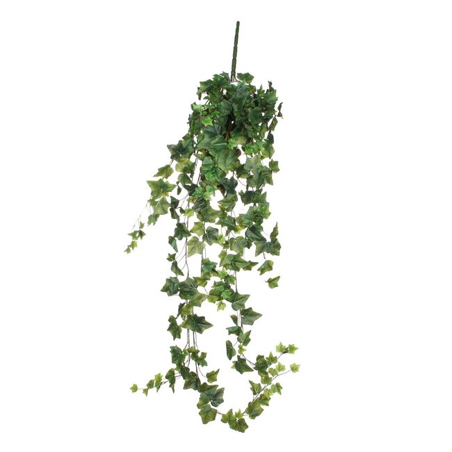 Mica Decorations Künstliche Efeu-Hängepflanze - Grün - L24 × B15 × H130 cm