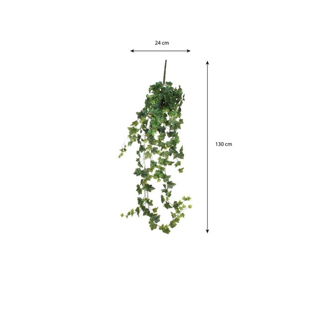 Mica Decorations Artificial Trailing Ivy - Green - L24 × W15 × H130 cm
