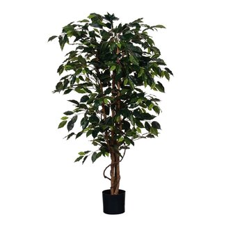 Mica Decorations Artificial Ficus Plant – Green – H150 × Ø85 cm