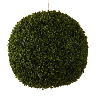 Mica Decorations Artificial Boxwood Ball - Green