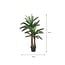Mica Decorations Künstliche Cycas-Palme - Grün - H150 cm