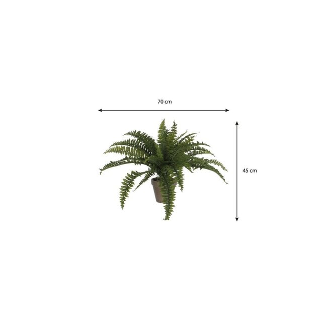 Mica Decorations Artificial Fern - Green - H40 × Ø55 cm