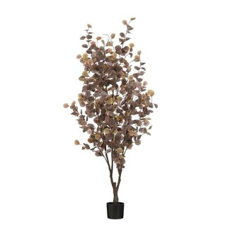 Mica Decorations Artificial Eucalyptus Plant - Bronze - H180 cm
