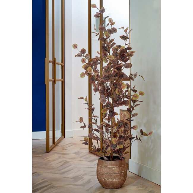 Mica Decorations Künstlicher Eukalyptus - Bronze - H180 cm