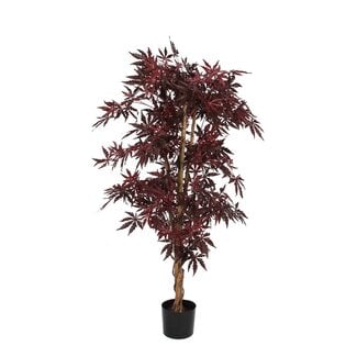 Mica Decorations Artificial Maple Tree - Red