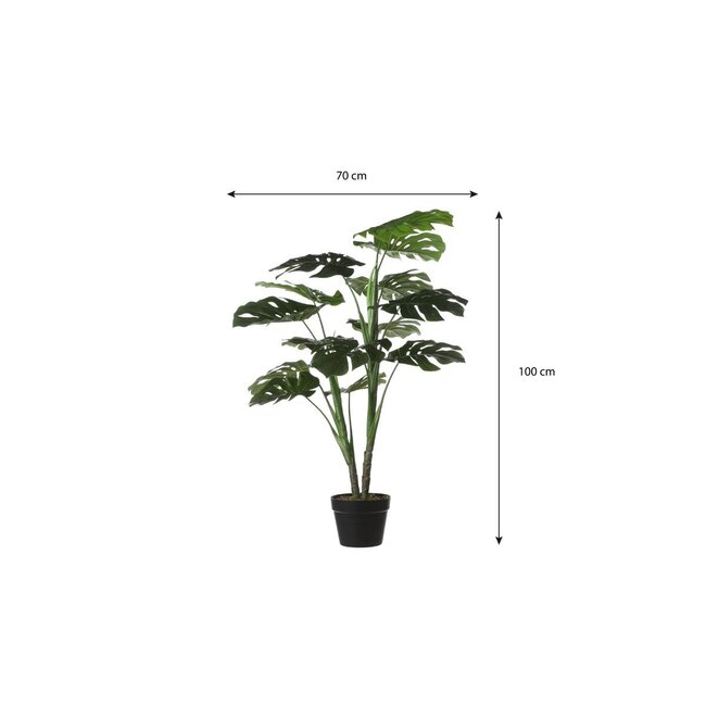 Mica Decorations Artificial Monstera Plant - Green