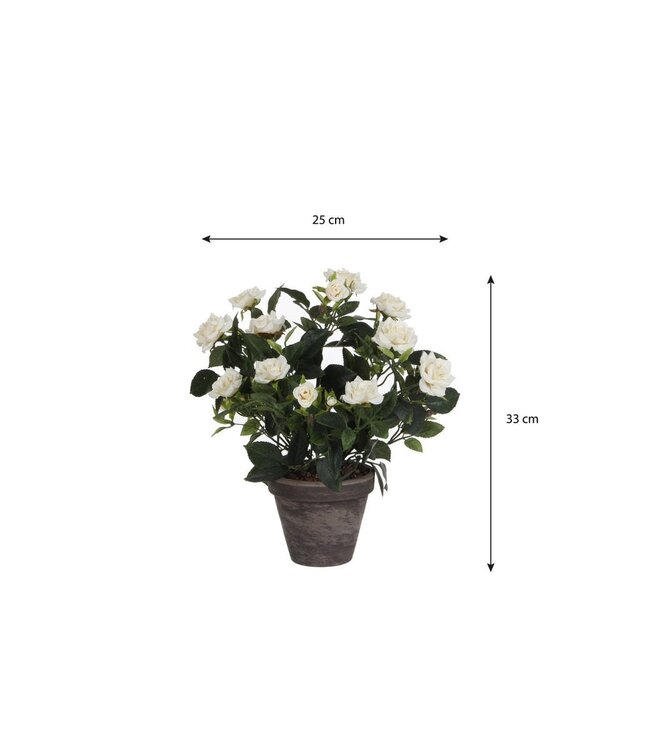 Kunstplant Wit 1Polyester