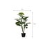 Mica Decorations Künstlicher Taro - Grün - H100 × Ø70 cm