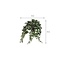 Kunst hangplant Groen 1Polyester