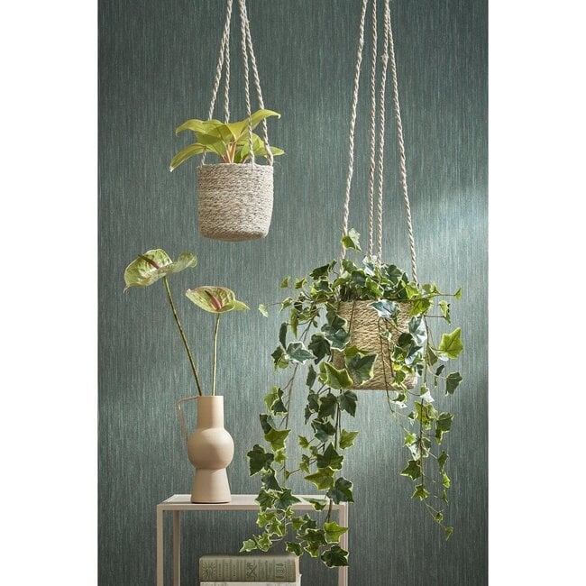Kunst hangplant Groen 1Polyester