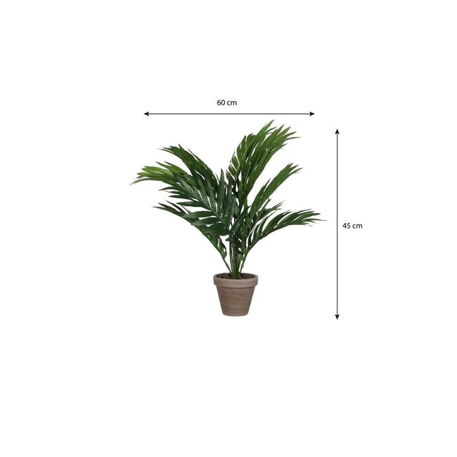 Mica Decorations Künstliche Areca-Palme - Grün - H45 × Ø60 cm