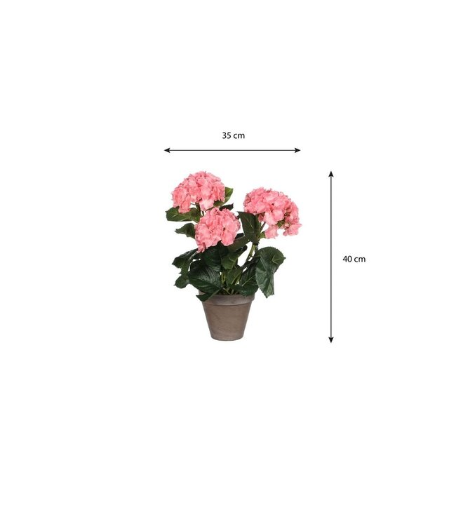 Kunstplant Roze 1Polyester