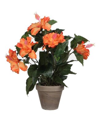 Mica Decorations Kunstplant Oranje 1Polyester