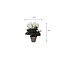 Mica Decorations Artificial Cyclamen Plant - White