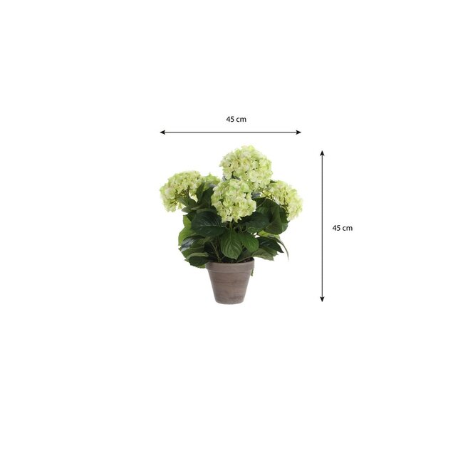 Mica Decorations Artificial Hydrangea Plant - Cream