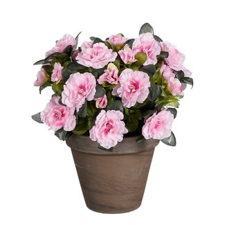 Mica Decorations Künstliche Azalee - Rosa - H31 × Ø26 cm