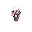 Mica Decorations Künstliche Azalee - Rosa - H31 × Ø26 cm