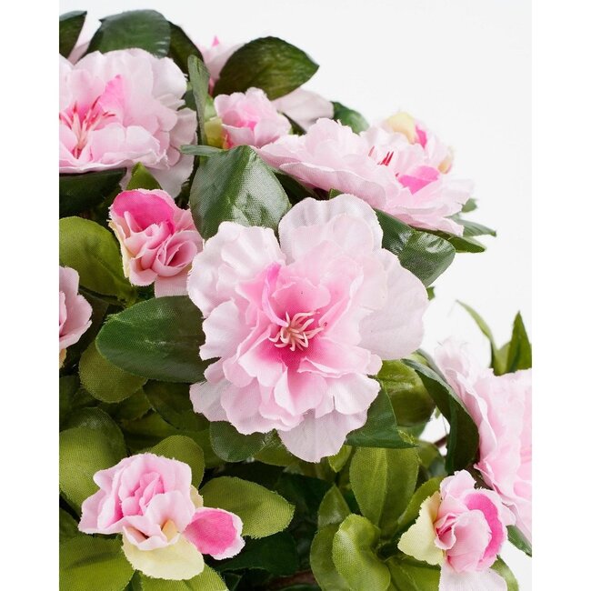 Mica Decorations Artificial Azalea Plant - Pink - H31 × Ø26 cm