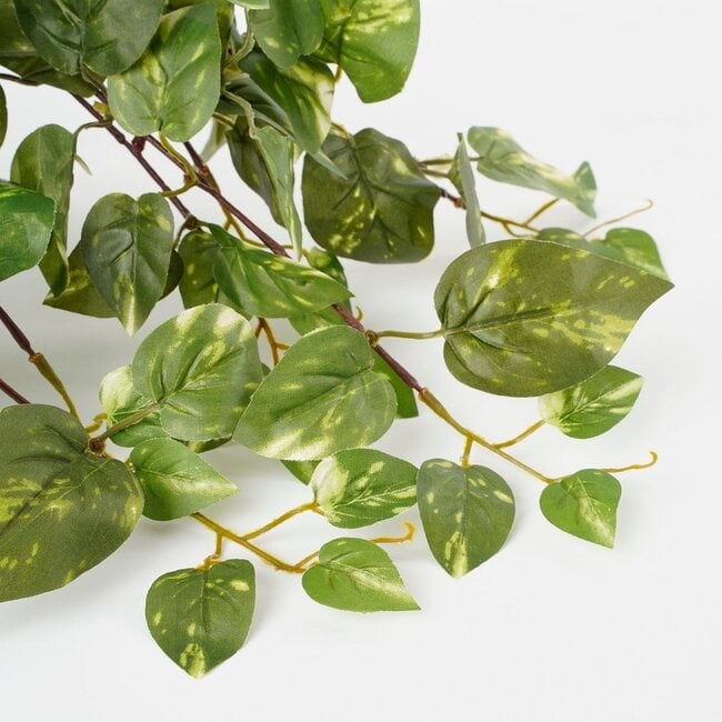 Mica Decorations Artificial Trailing Scindapsus - Green - H45 × Ø25 cm