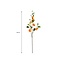 Mica Decorations Artificial Mandarin Stem - Orange - H104 cm