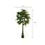 Mica Decorations Artificial Pachira Plant - Green