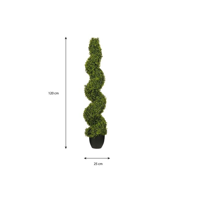 Mica Decorations Artificial Boxwood Tree - Green - H120 cm