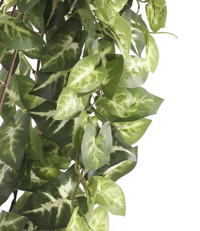 Kunst hangplant Groen 1Polyester