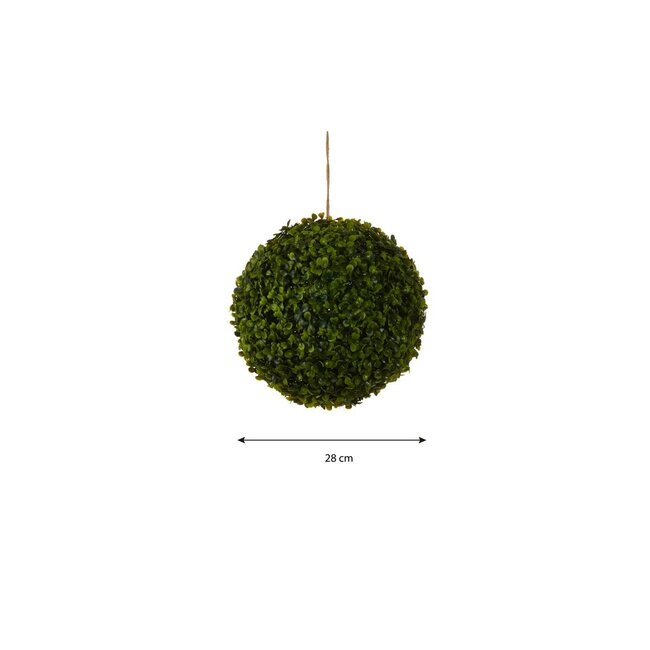 Mica Decorations Künstliche Buchsbaumkugel - Grün