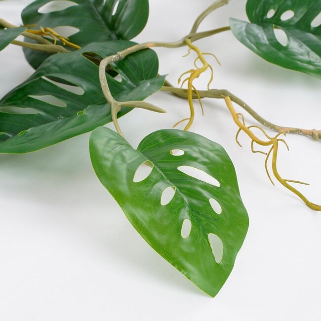 Mica Decorations Künstliche Monstera-Girlande - Grün