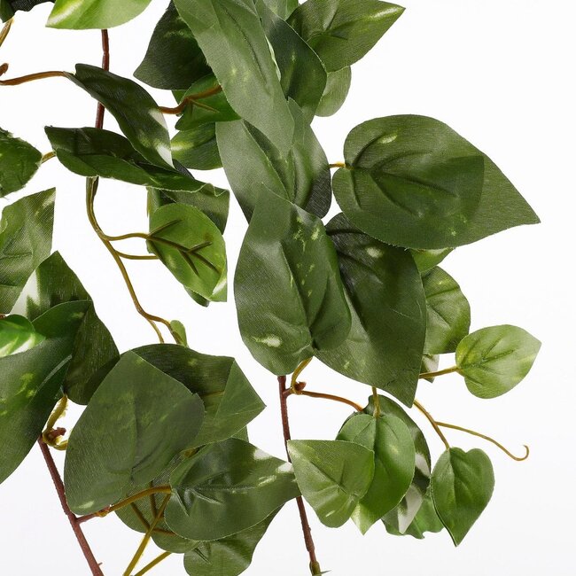 Mica Decorations Artificial Trailing Scindapsus - Green