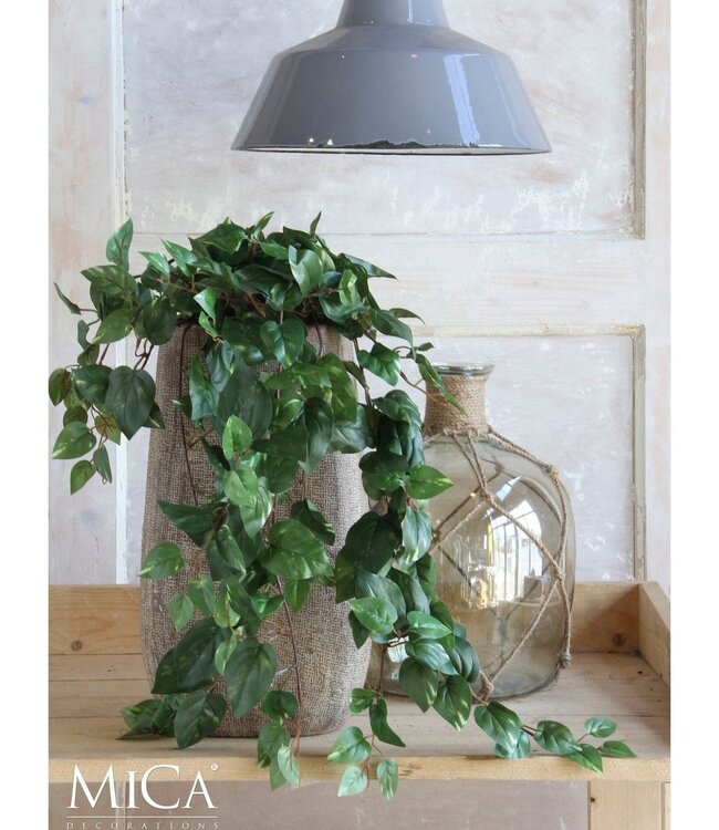 Kunst hangplant Groen 1Polyester