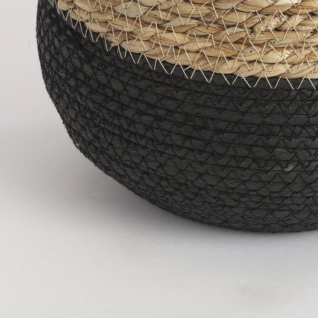 Plantenmand set Zwart 3Zeegras