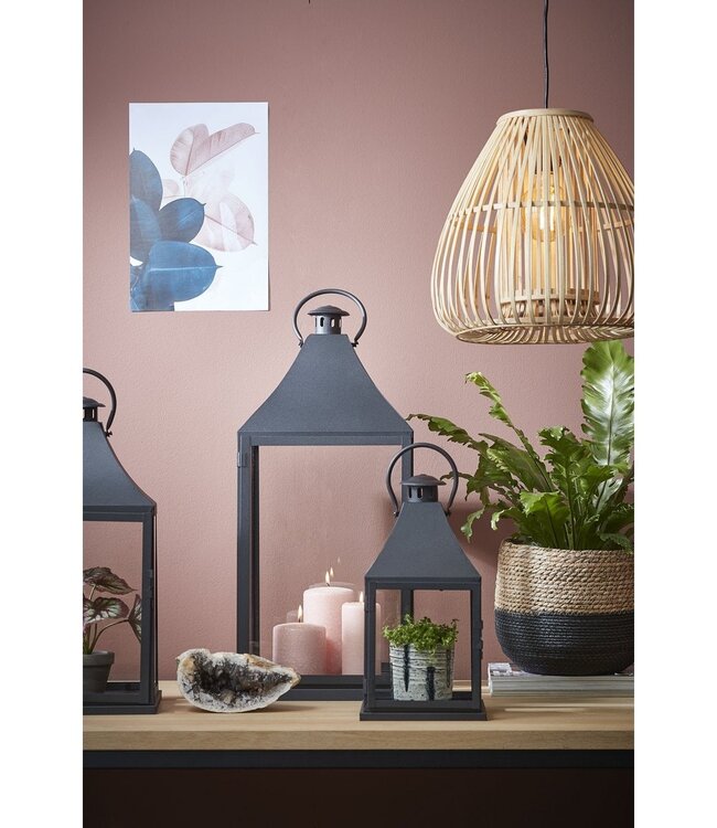 Plantenmand set Zwart 3Zeegras