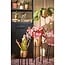 Mica Decorations Ascot Pflanzenständer aus Eisen - Schwarz - L34 × B34 × H71 cm