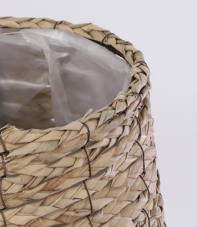 Plantenmand set Lichtbruin 3Zeegras