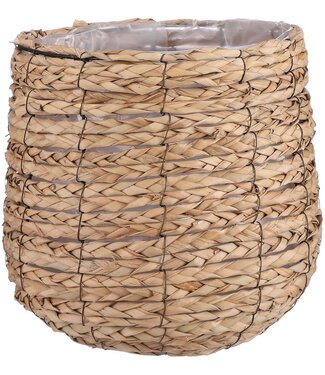 Mica Decorations Plantenmand Lichtbruin 1Zeegras