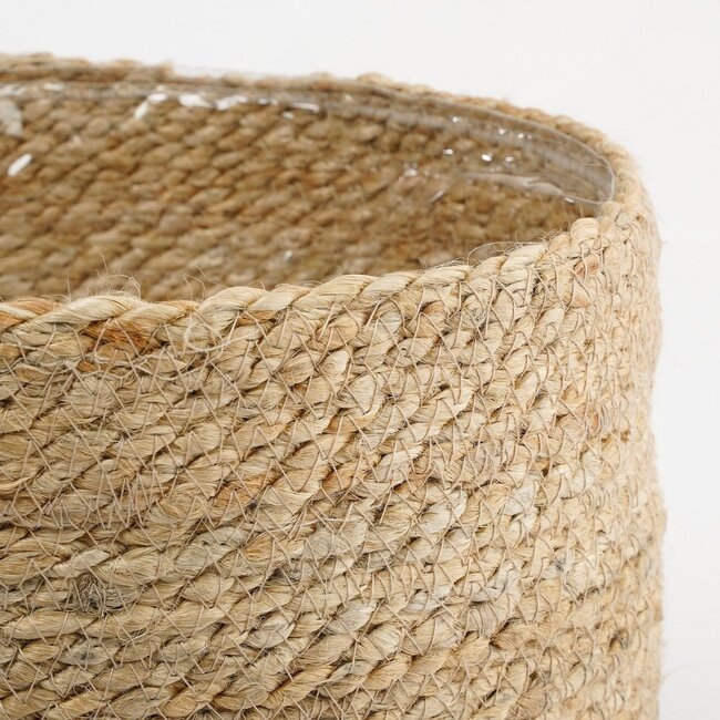 Mica Decorations Atlantic Jute Plant Baskets - Cream - Set of 2