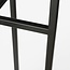 Mica Decorations Ascot Pflanzenständer aus Eisen - Schwarz - L37,5 × B37,5 × H71 cm