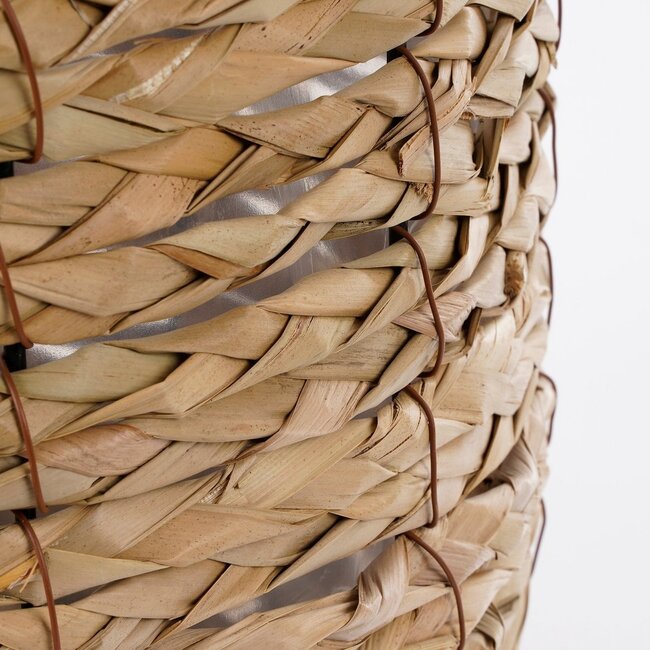 Mica Decorations Avalon Hängeblumentöpfe aus Seegras - Hellbraun - 3er-Set